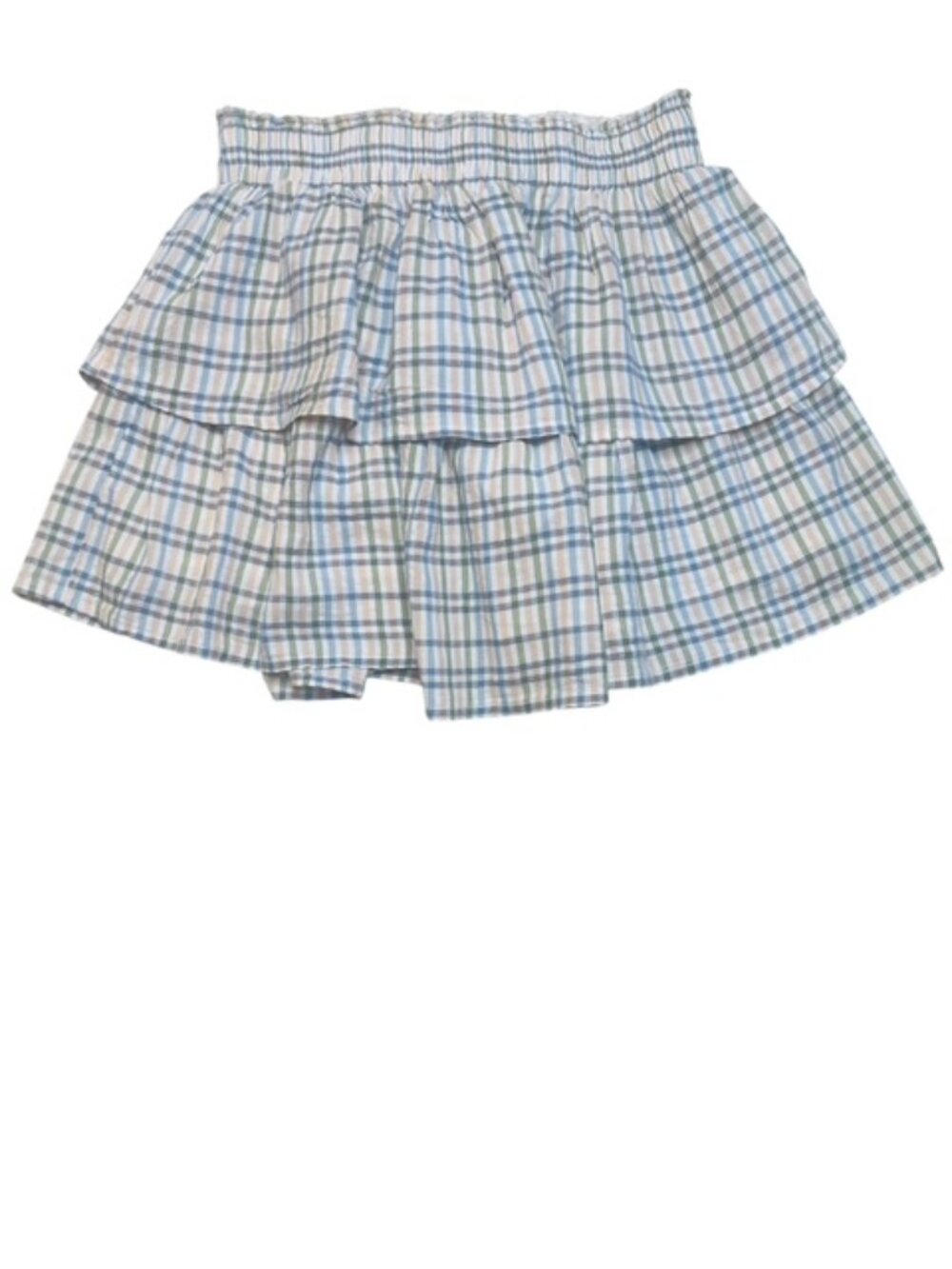 AERIE Rock 'n' Ruffle Plaid Mini Skirt - Size XS